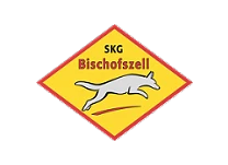 Gruppe von Hunden mit ihren Halterinnen auf einem Hundeplatz